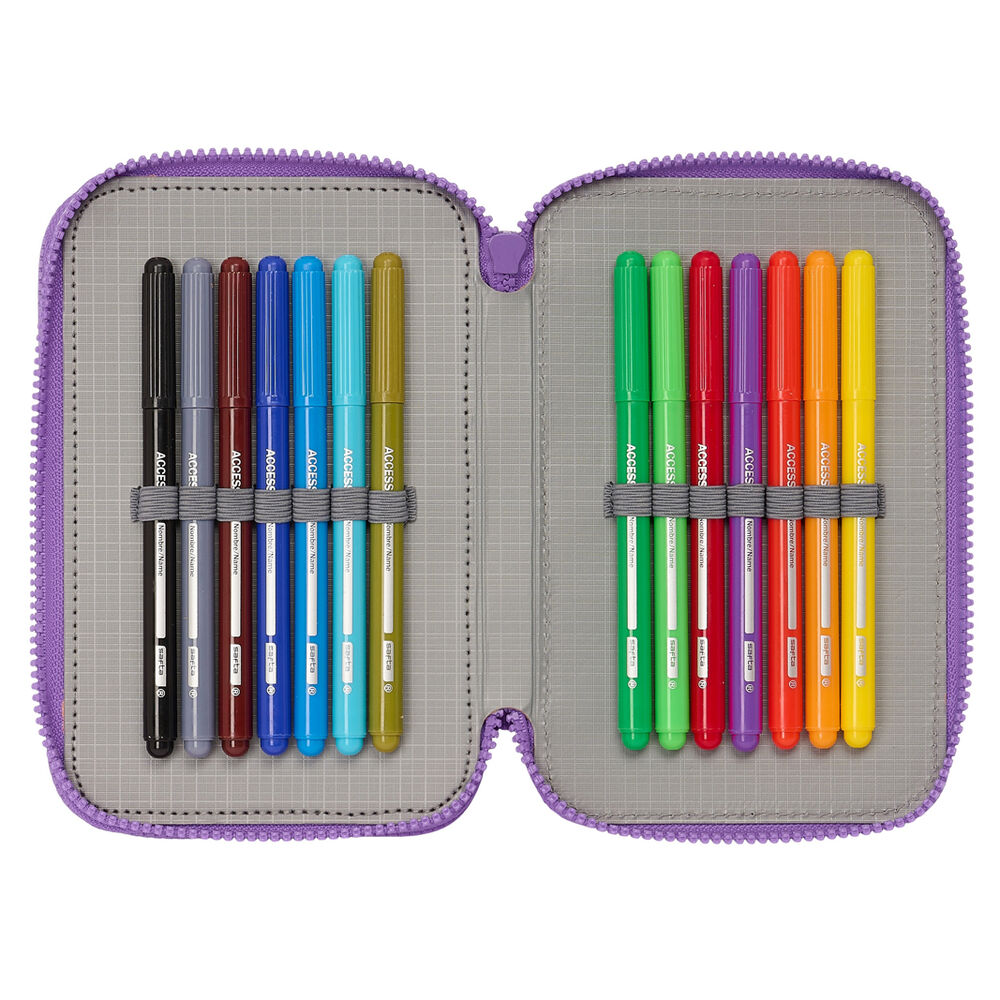 Imagen 6 - Plumier Sweet Stitch Disney 36Pzs Triple