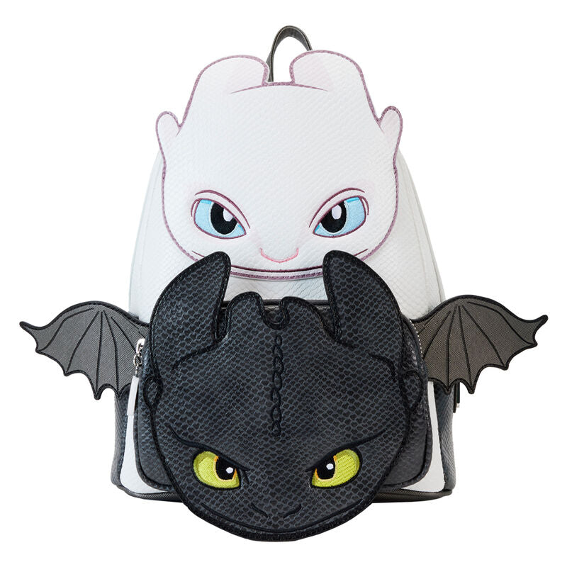 Imagen 1 - Mochila Furia Luminosa & Furia Nocturna Como Entrenar A Tu Dragon Loungefly 26Cm