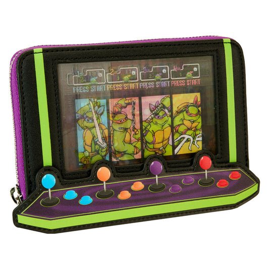 Imagen de Cartera Vintage Arcade 40Th Anniversary Tortugas Ninja Loungefly parte de nuestra colección en Espadas y más, sitio oficial.