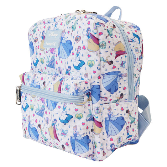 Imagen 2 de Mochila Nylon Manga Style Princesas Disney Loungefly 24Cm
