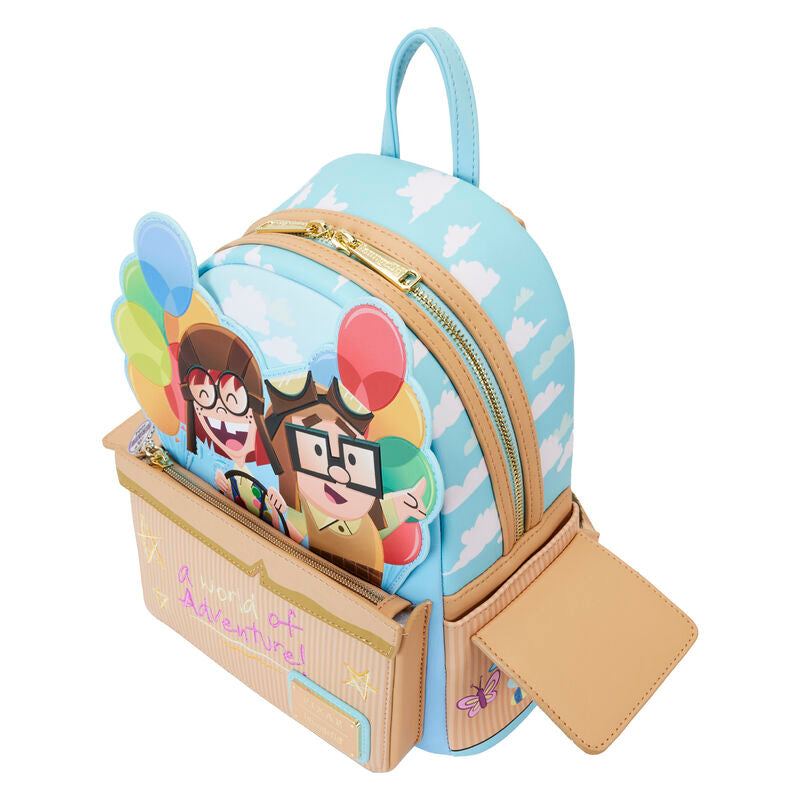 Imagen 3 - Mochila Spirit Of Adventure 15Th Anniversary Up Disney Pixar Loungefly 26Cm
