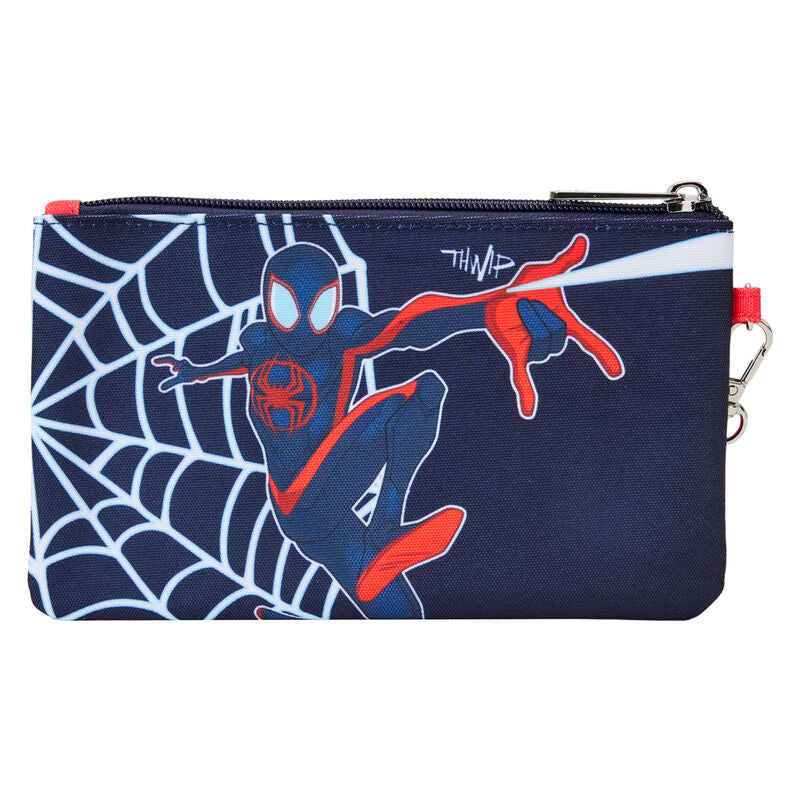 Imagen de Cartera Nylon Traje Miles Morales Spider-Verse Marvel Loungefly parte de nuestra colección en Espadas y más, sitio oficial.