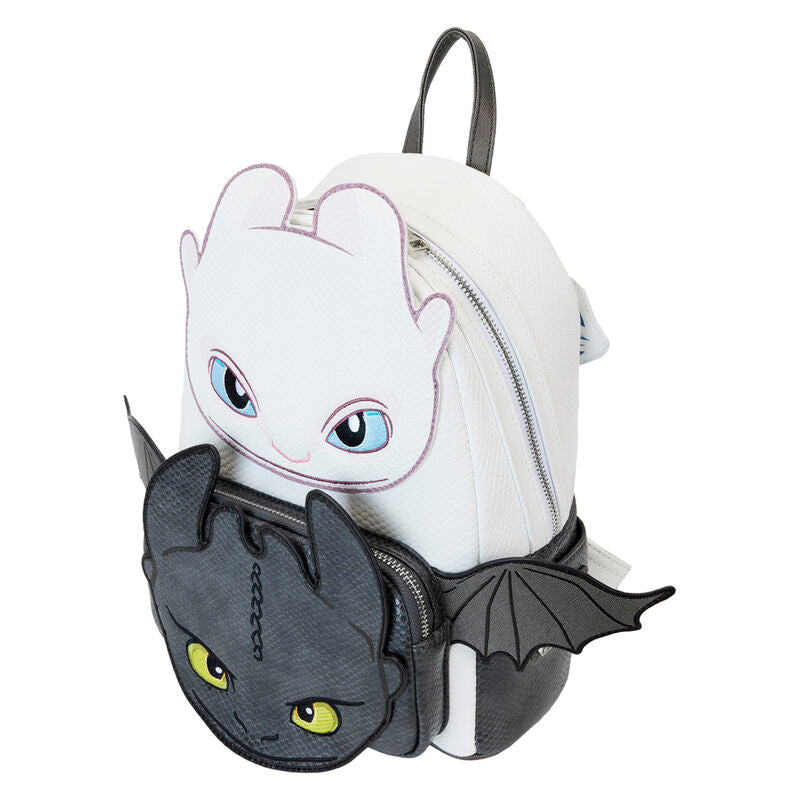 Imagen 3 - Mochila Furia Luminosa & Furia Nocturna Como Entrenar A Tu Dragon Loungefly 26Cm