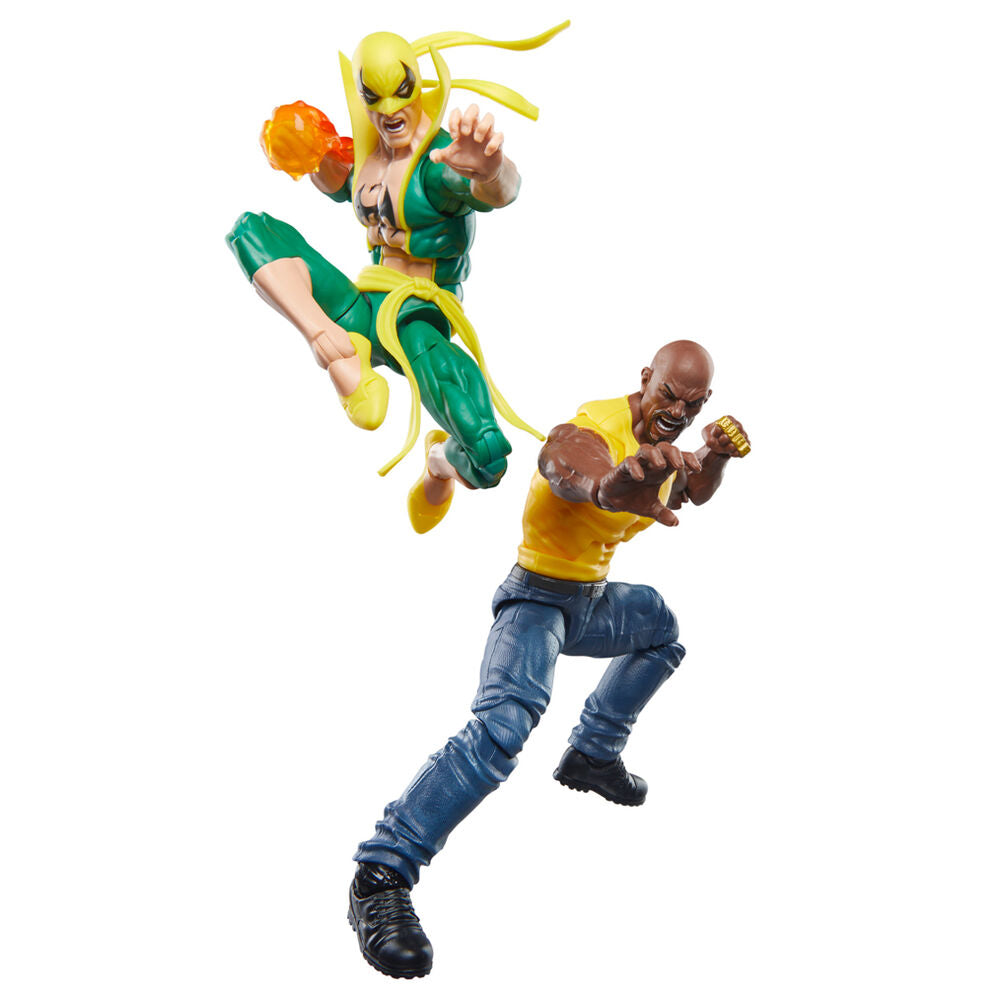 Imagen 5 - Blister Figuras Iron Fist & Luke Cage Celebrating 65 Years Marvel 15Cm