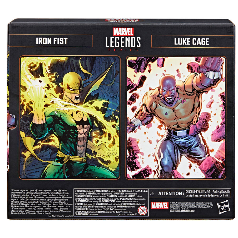 Imagen 15 - Blister Figuras Iron Fist & Luke Cage Celebrating 65 Years Marvel 15Cm