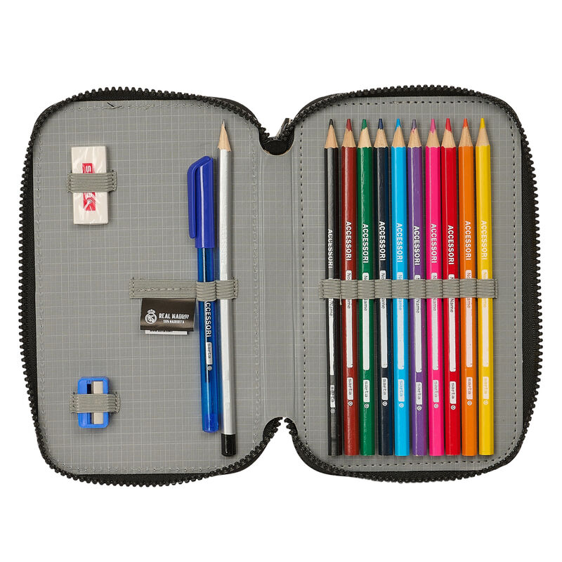 Imagen 4 - Plumier 24/25 Real Madrid 28Pzs Doble