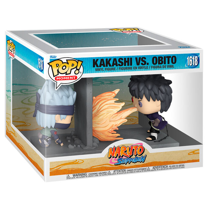 Imagen de Figura Pop Moment Naruto Shippuden Kakashi Vs Obito parte de nuestra colección en Espadas y más, sitio oficial.