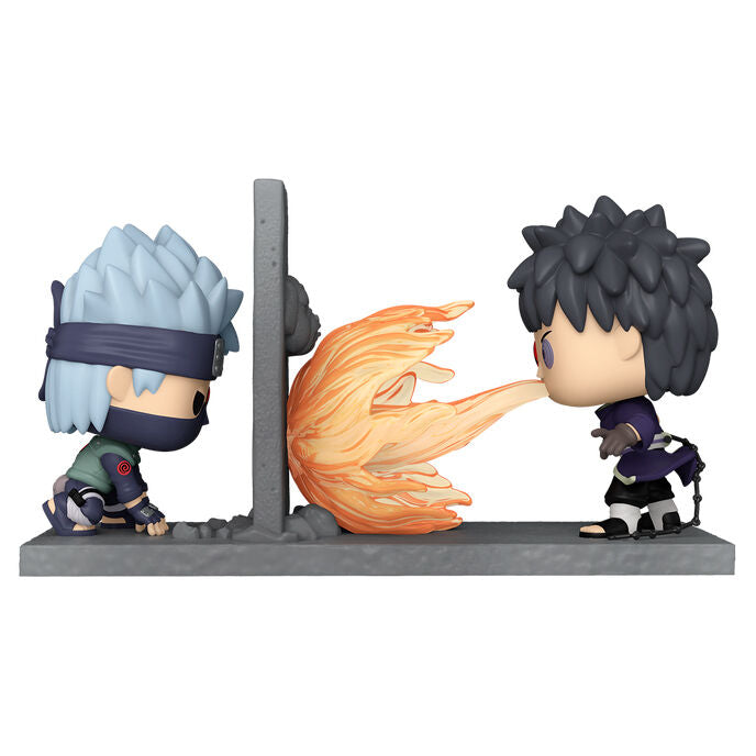 Imagen de Figura Pop Moment Naruto Shippuden Kakashi Vs Obito parte de nuestra colección en Espadas y más, sitio oficial.