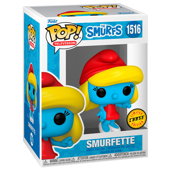 Imagen 2 - Figura Pop Los Pitufos Pitufina Chase