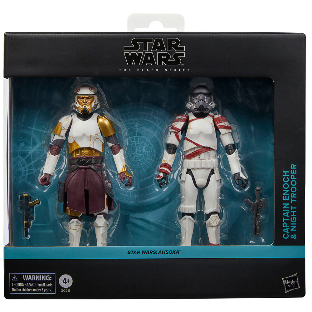 Imagen 1 - Blister 2 Figuras Captain Enoch & Night Trooper Ahsoka Star Wars 15Cm