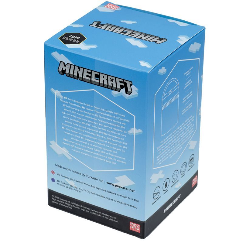Imagen de Fiambrera Portatil Creeper Minecraft 500Ml Termo parte de nuestra colección en Espadas y más, sitio oficial.