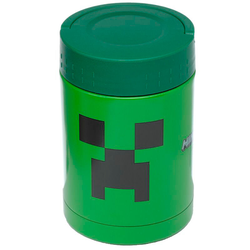 Imagen de Fiambrera Portatil Creeper Minecraft 500Ml Termo parte de nuestra colección en Espadas y más, sitio oficial.
