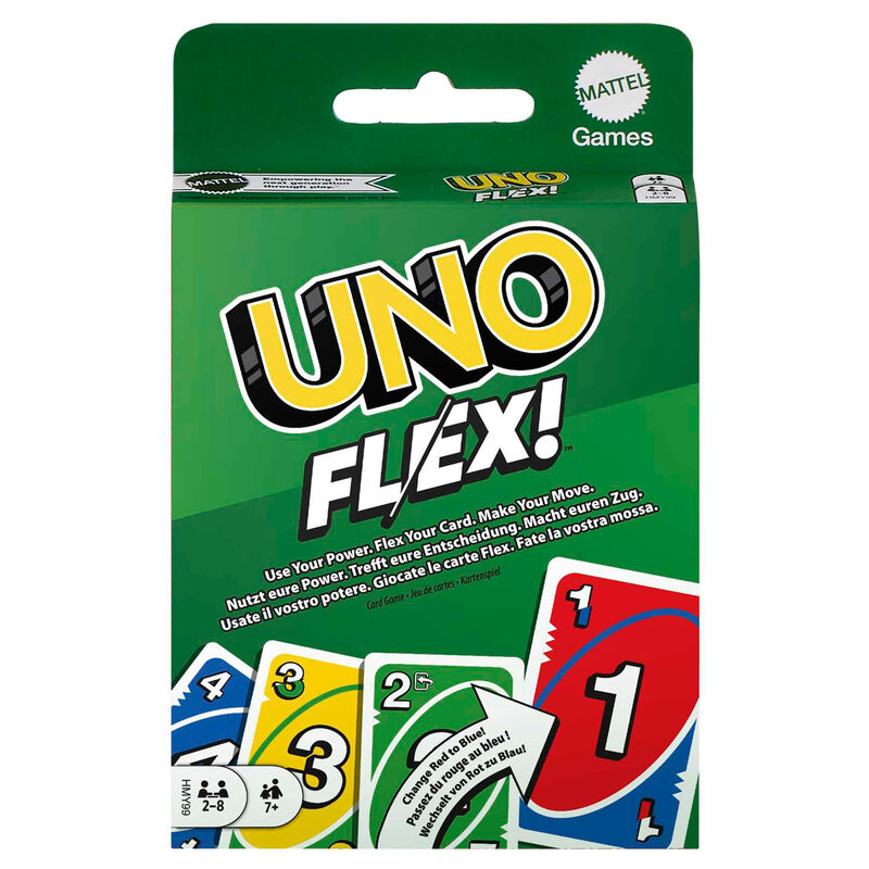 Imagen de Juego Cartas Uno Flex! parte de nuestra colección en Espadas y más, sitio oficial.