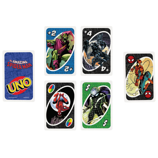Imagen 2 - Juego Cartas Uno Spiderman Marvel