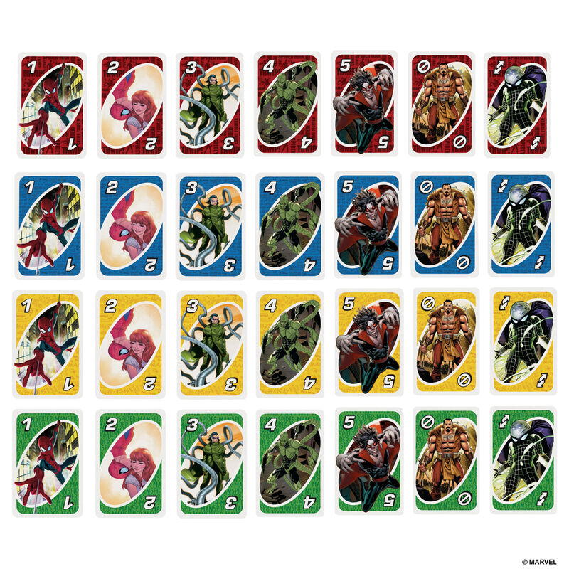 Imagen 5 - Juego Cartas Uno Spiderman Marvel