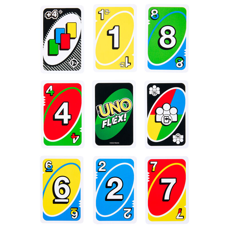 Imagen de Juego Cartas Uno Flex! parte de nuestra colección en Espadas y más, sitio oficial.