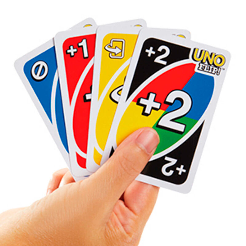 Imagen de Juego Cartas Uno Flip! parte de nuestra colección en Espadas y más, sitio oficial.