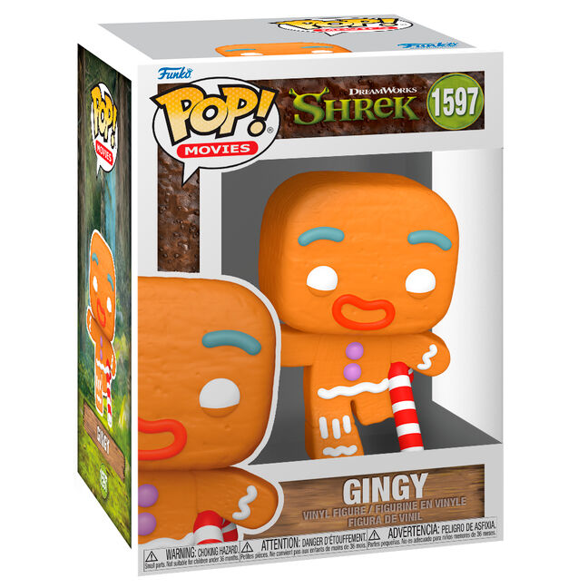 Imagen de Figura Pop Shrek Gingerbread parte de nuestra colección en Espadas y más, sitio oficial.