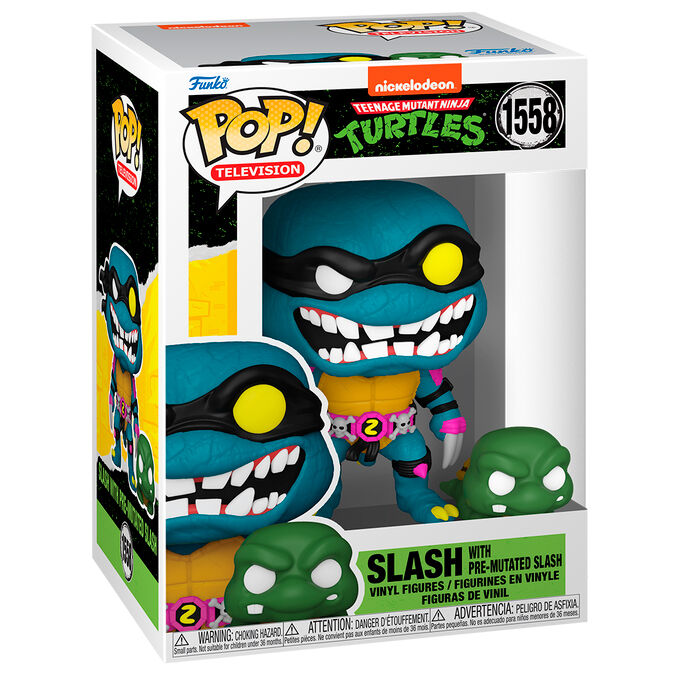 Imagen de Figura Pop Tortugas Ninja Slash & Pre Mutated Slash parte de nuestra colección en Espadas y más, sitio oficial.