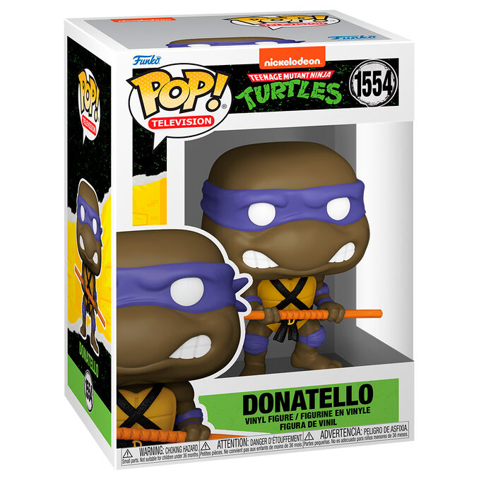 Imagen de Figura Pop Tortugas Ninja Donnatello parte de nuestra colección en Espadas y más, sitio oficial.