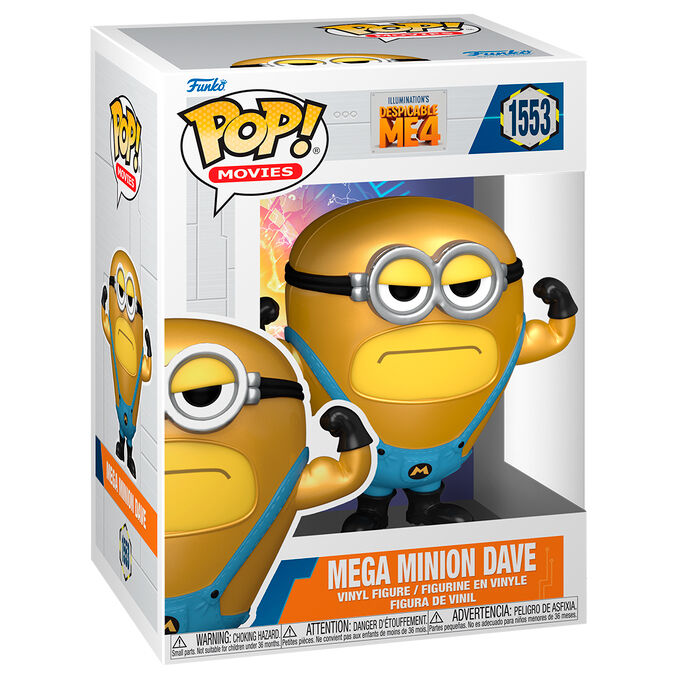Imagen 1 - Figura Pop Gru Mi Villano Favorito 4 Mega Minion Dave
