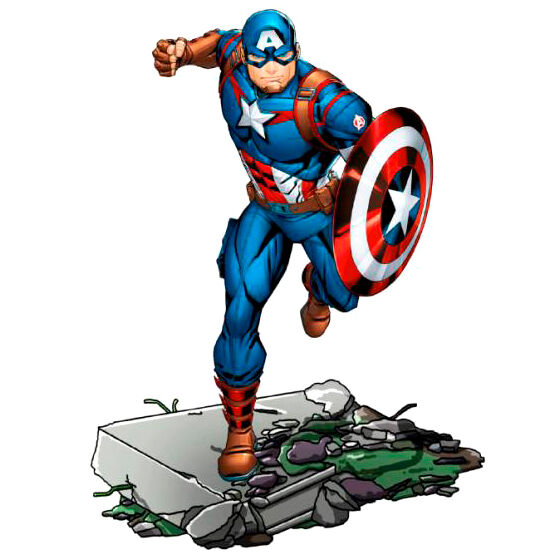 Imagen 1 - Figura Capitan America Vengadores Avengers Marvel 11Cm