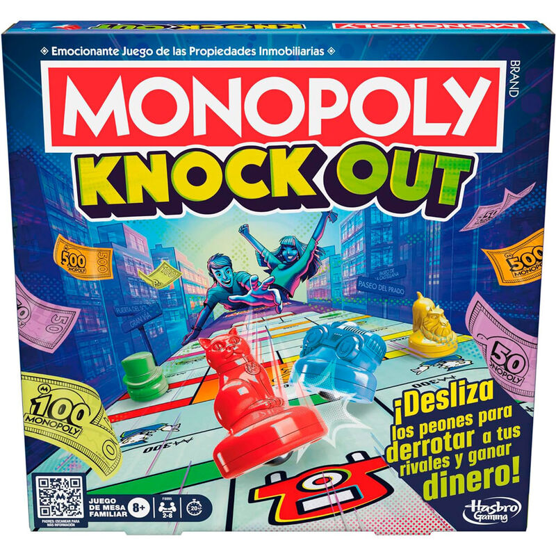 Imagen 1 - Juego Mesa Monopoly Knock Out Español