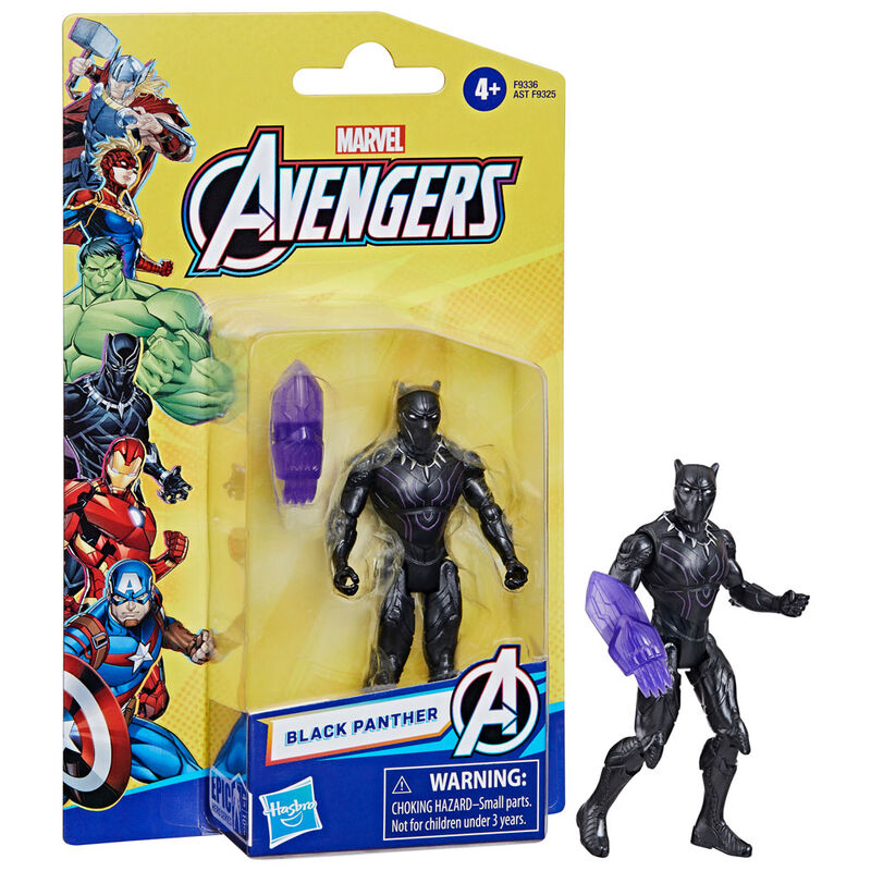 Imagen 1 - Figura Black Panther Vengadores Avengers Marvel 10Cm