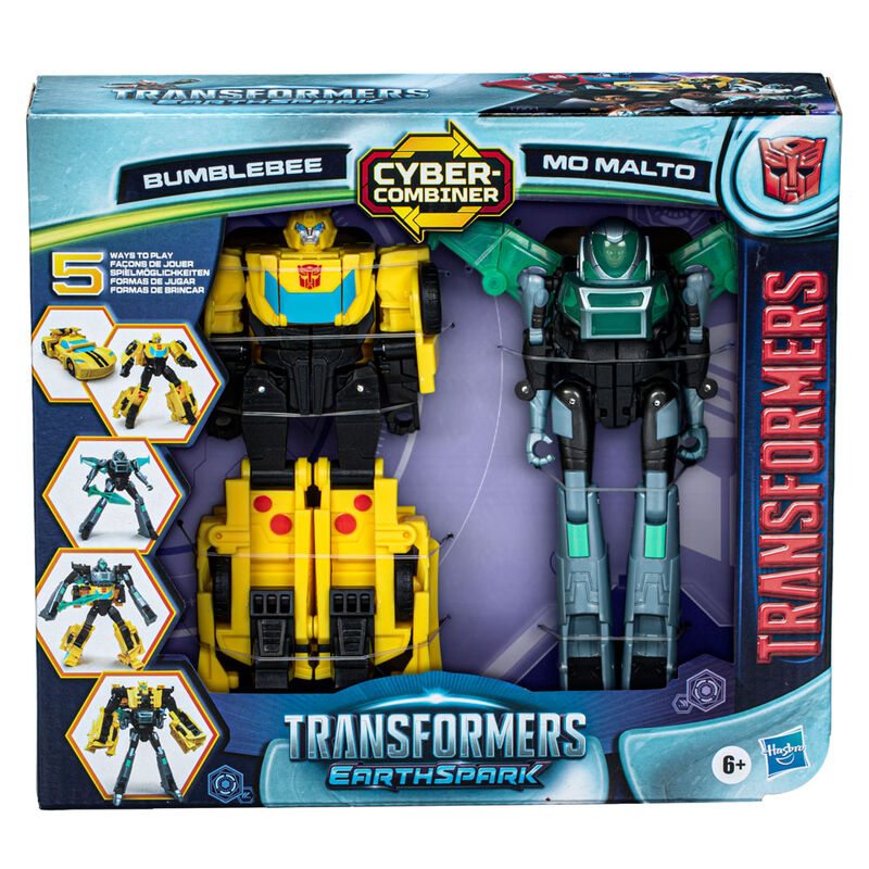 Imagen 1 - Figura Bumblebee & Mo Malto Earthspark Transformers 12Cm