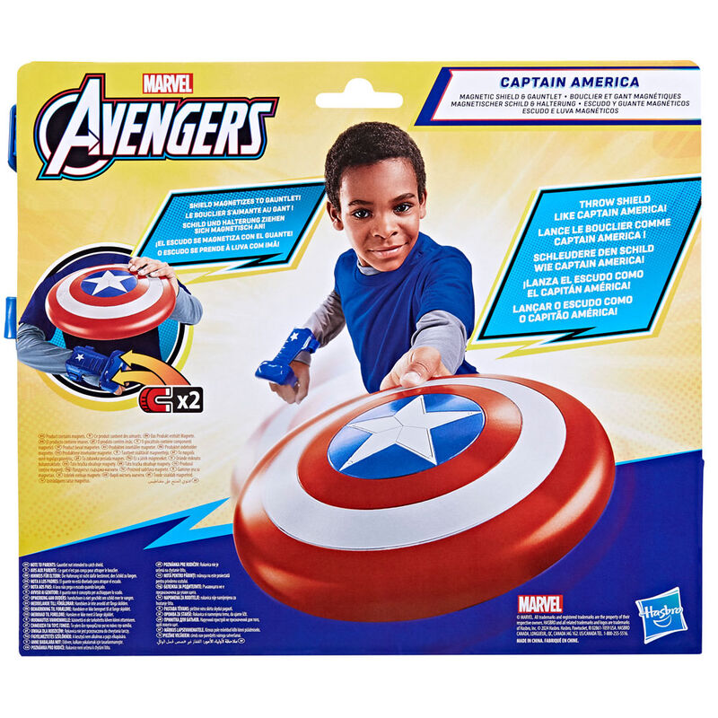 Imagen 4 - Escudo Y Guantelete Magneticos Capitan America Vengadores Marvel