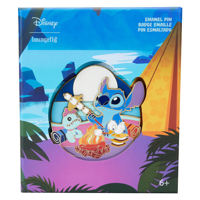 Imagen 1 - Pin Camping Cuties Stitch Disney Loungefly