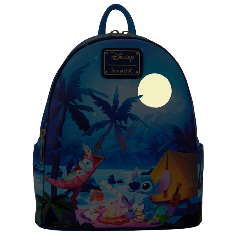 Imagen 2 - Mochila Camping Cuties Stitch Disney Loungefly 26Cm