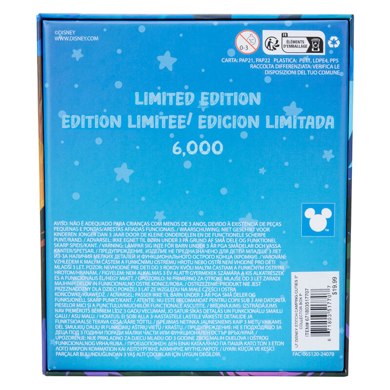 Imagen 3 - Pin Camping Cuties Stitch Disney Loungefly