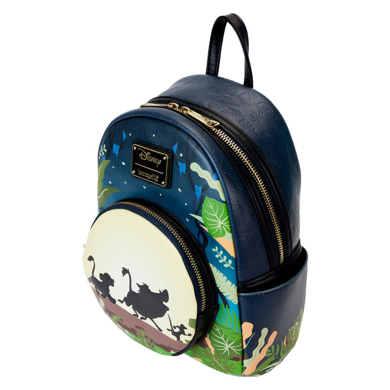 Imagen 4 - Mochila 30Th Anniversary Hakuna Matata Rey Leon Disney Loungefly 26Cm