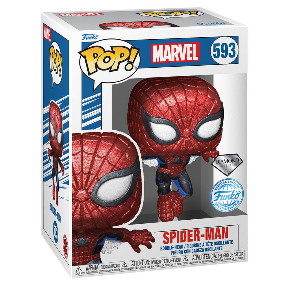 Imagen de Figura Pop Marvel Spiderman Exclusive 2 parte de nuestra colección en Espadas y más, sitio oficial.