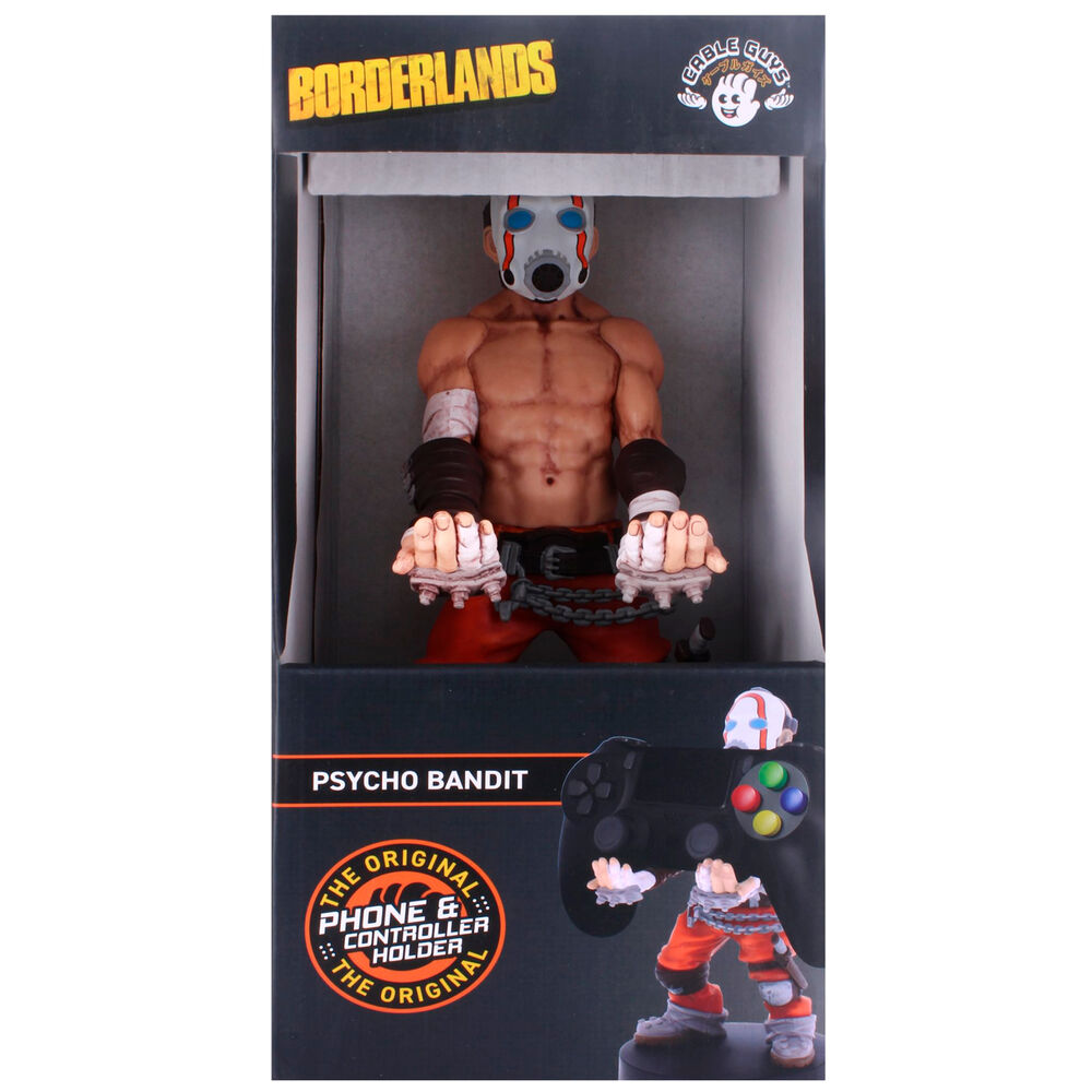 Imagen de Cable Guy Soporte Sujecion Figura Psycho Borderlands 21Cm parte de nuestra colección en Espadas y más, sitio oficial.