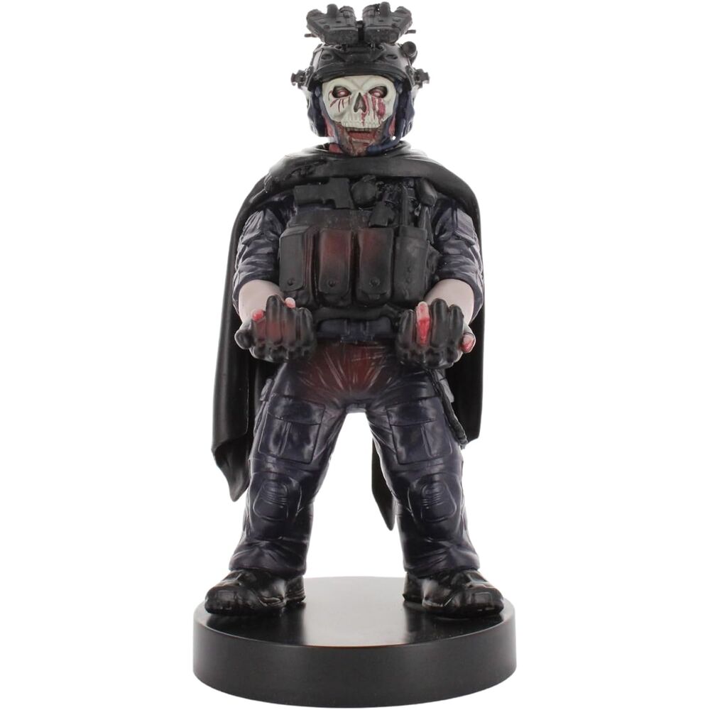 Imagen 1 - Cable Guy Soporte Sujecion Figura Zombie Ghost Call Of Duty 21Cm