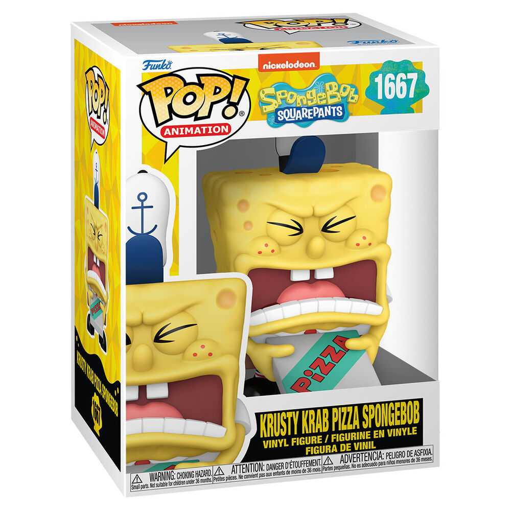 Imagen de Figura Pop Bob Esponja Krusty Krab Pizza Spongebob parte de nuestra colección en Espadas y más, sitio oficial.