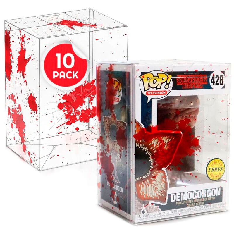 Imagen 1 - Pack 10 Protectores Efecto Bala Y Sangre Funko Pop