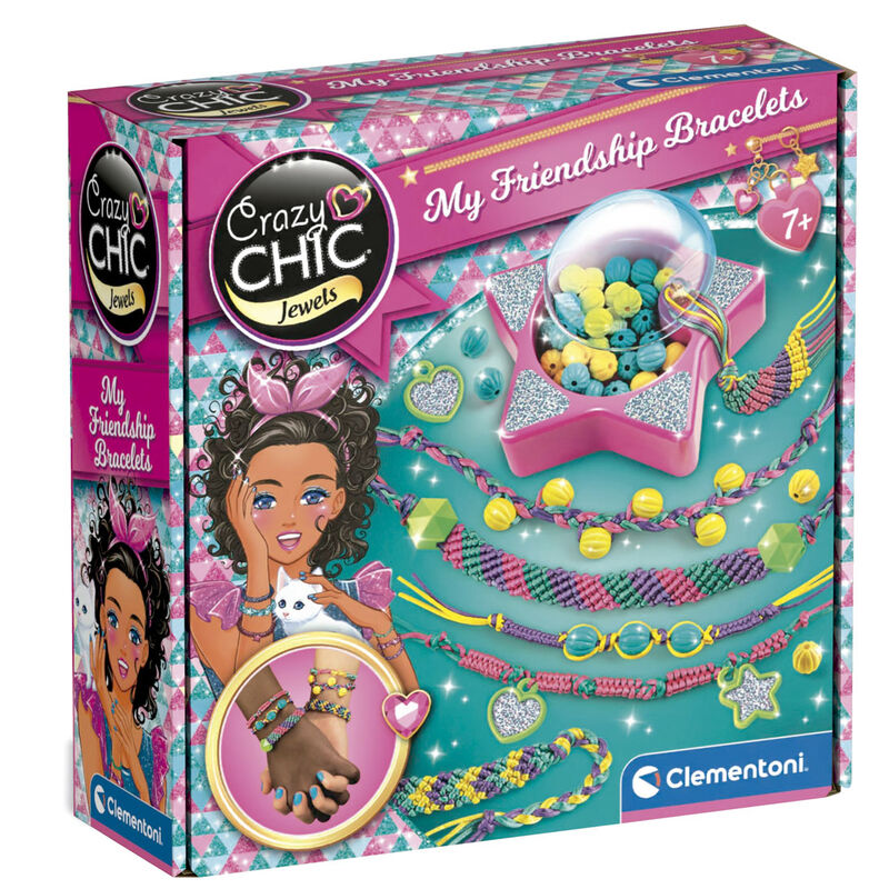 Imagen 1 - Juego Crear Pulseras Amistad Crazy Chic
