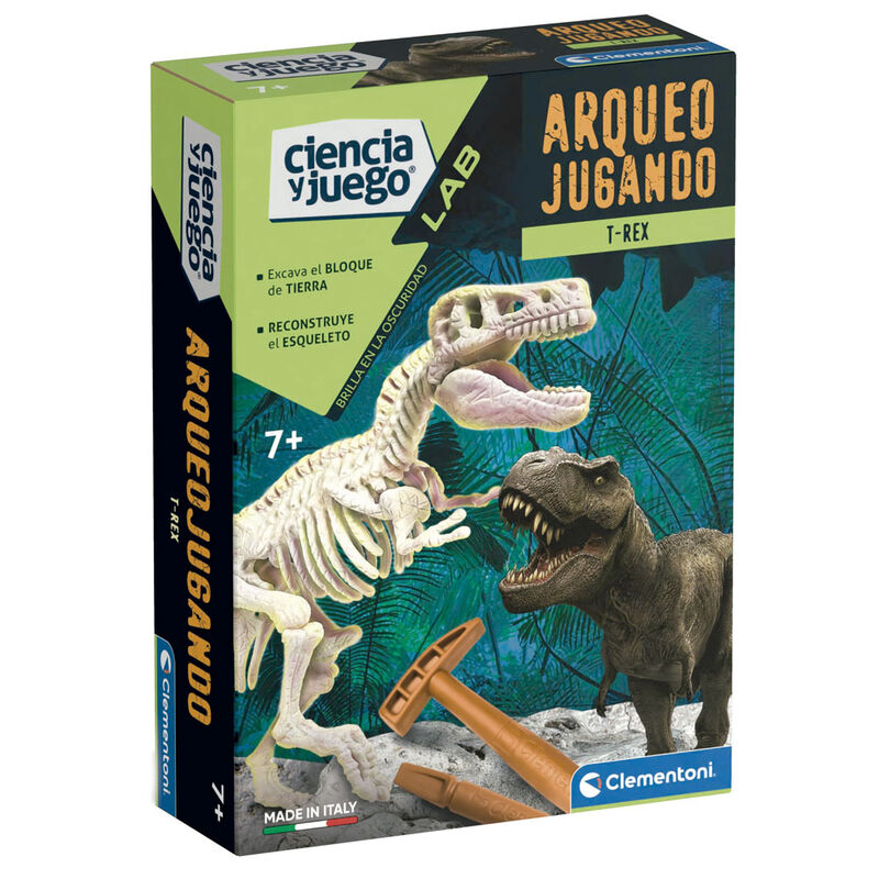 Imagen 1 - Juego Arqueojugando T-rex Fosforescente