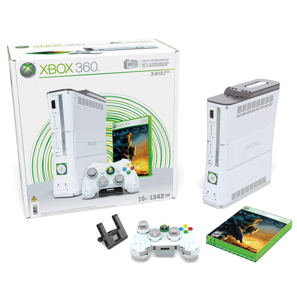 Imagen de Mega Construx Xbox 360 parte de nuestra colección en Espadas y más, sitio oficial.