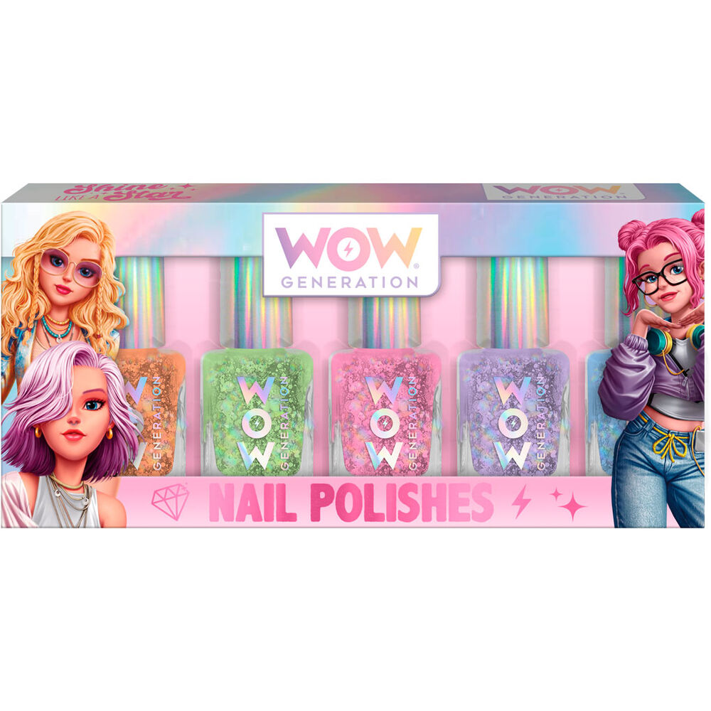 Imagen 1 - Blister Esmaltes De Uñas Wow Generation