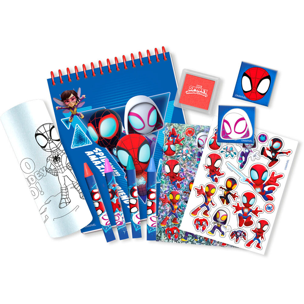 Imagen 2 - Set Papeleria 3D Spiderman Marvel