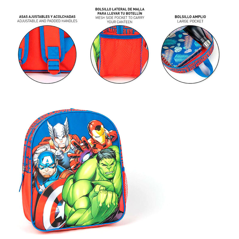 Imagen 5 - Mochila Los Vengadores Marvel 29Cm