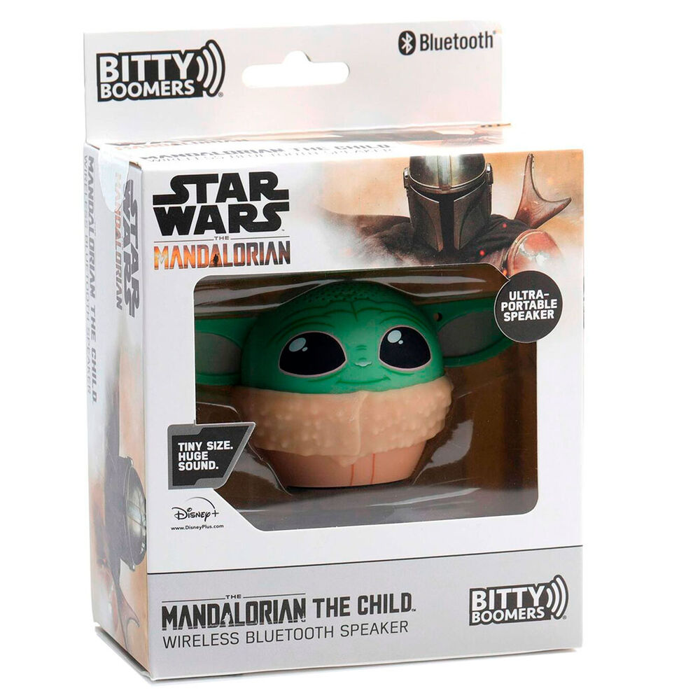 Imagen de Mini Altavoz Bluetooth Bitty Boomers Yoda The Child Star Wars parte de nuestra colección en Espadas y más, sitio oficial.