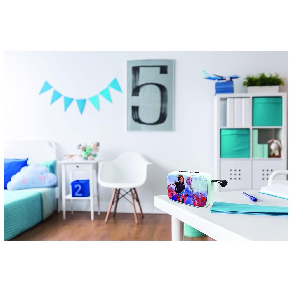 Imagen de Altavoz Bluetooth Portatil Frozen Disney parte de nuestra colección en Espadas y más, sitio oficial.