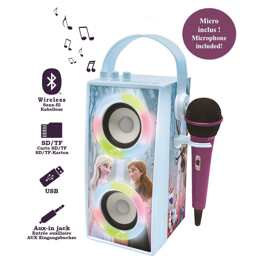 Imagen 2 - Altavoz Con Microfono Bluetooth Portatil Frozen Disney