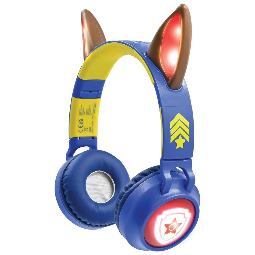 Imagen 1 - Auriculares Inalambricos Luminosos Bluetooth Patrulla Canina Paw Patrol