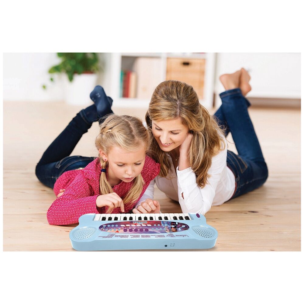 Imagen de Piano Electronico Con Microfono Frozen 2 Disney parte de nuestra colección en Espadas y más, sitio oficial.